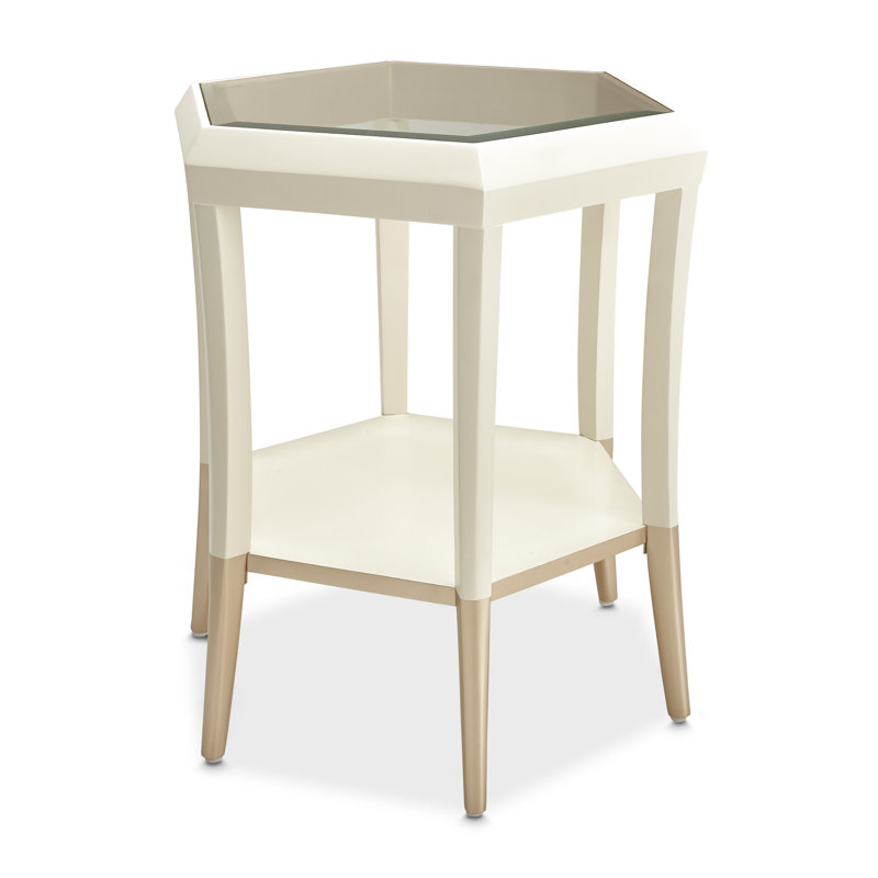 La Rachelle Glass End Table