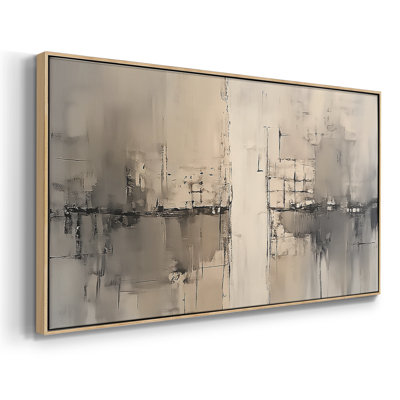 Abstract Series-XXXVIII- Framed Gallery Wrapped Canvas -Ready to Hang