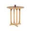 Essex Outdoor Round Teak Bar Table