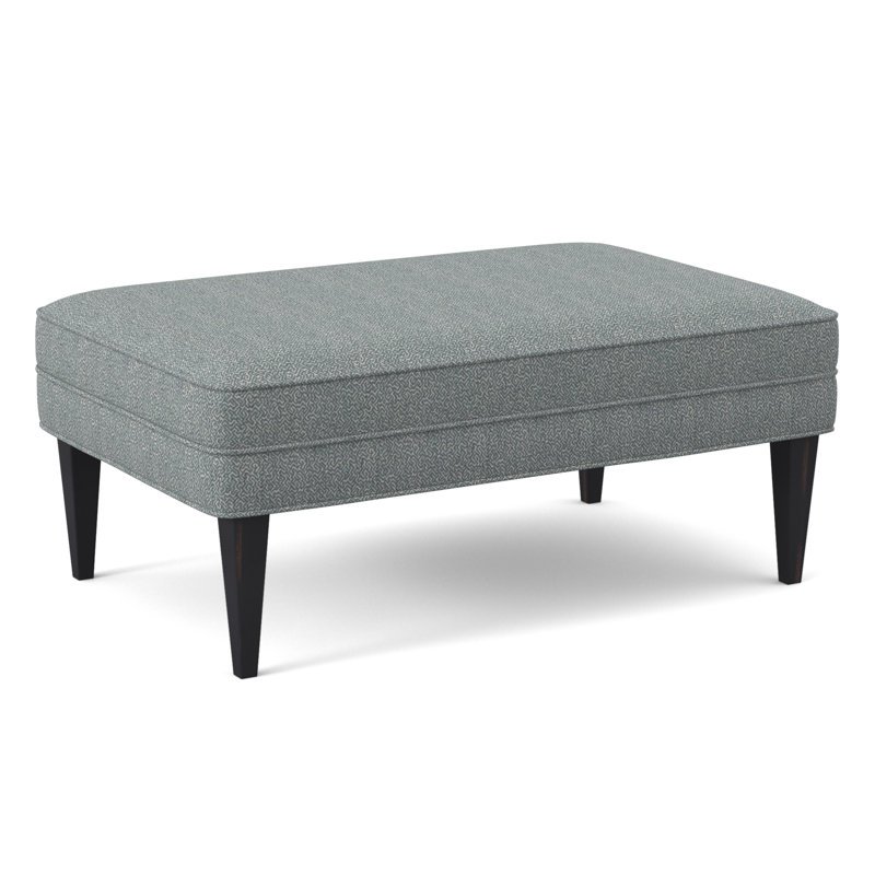 Aperitif Upholstered Bench, Vintage Ebony, Tortoise Shell Flax