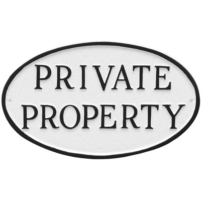 Weather Resistant Metal Garden Plaque