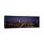Gratte-ciel dans une ville éclairée au crépuscule, Chicago, Illinois, États-Unis par Panoramic Images - Reproduction de giclée sur toile panoramique-654532210-600712492