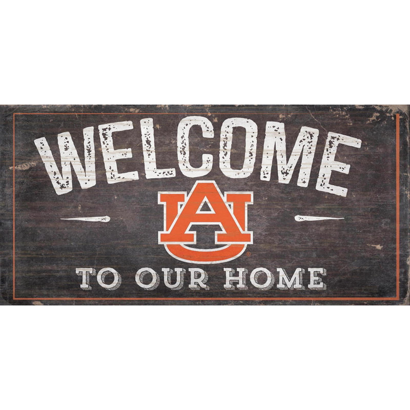 Décoration murale ncaa welcome, Tigers de l'Université Auburn