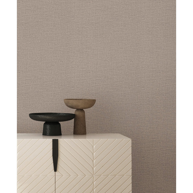 Loom Wallpaper, Brown