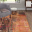 Casanova Hooked Orange/Pink Rug-15406033