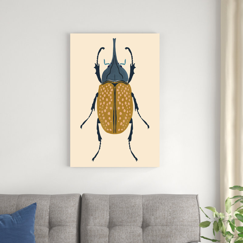 «Beetle Bug II» par Victoria Barnes, impression sur toile tendue, H 36 po x l 24 po