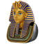 Egyptian bust of Tutankhamun