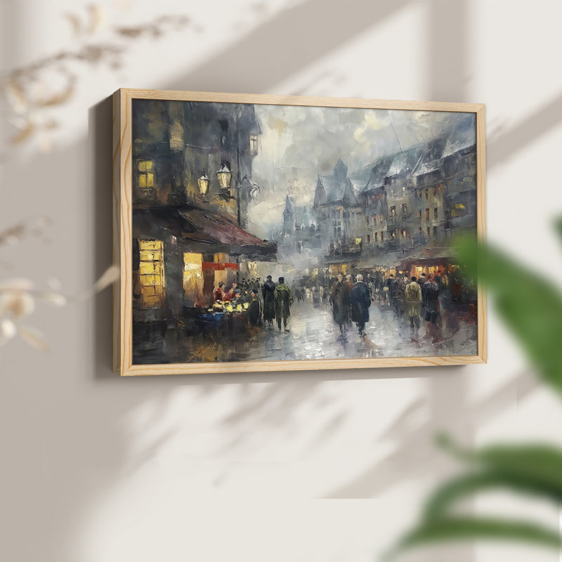 Paysage - CLXI - Reproduction encadrée - réarmable, Natural, 11" H x 14" W