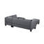 104.5" Upholstered Sofa,Chaise & Ottoman