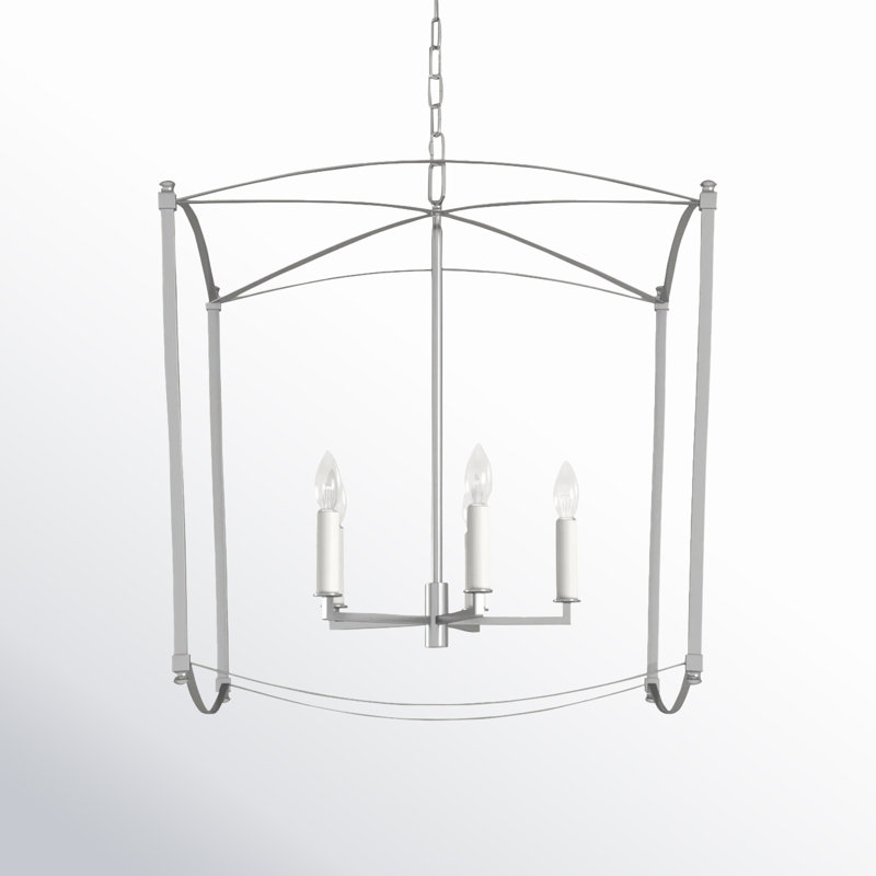 Olive 5-Light Chandelier, Polished Nickel