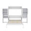 Grand lit escamotable avec bureau, coiffeuse et armoires-1948844377