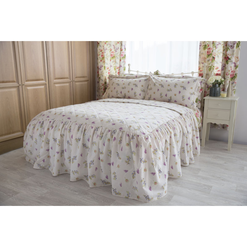 Delphine Floral Bedspread, 244 x 264 cm