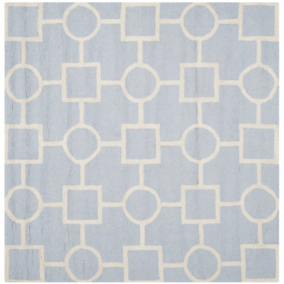 Deedgra Hand Tufted Wool Geometric Rug