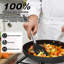 Ensemble 28 ustensiles de cuisine en silicone, résistant à la chaleur antiadhésif, lavable au lave-vaisselle, sans BPA, noir