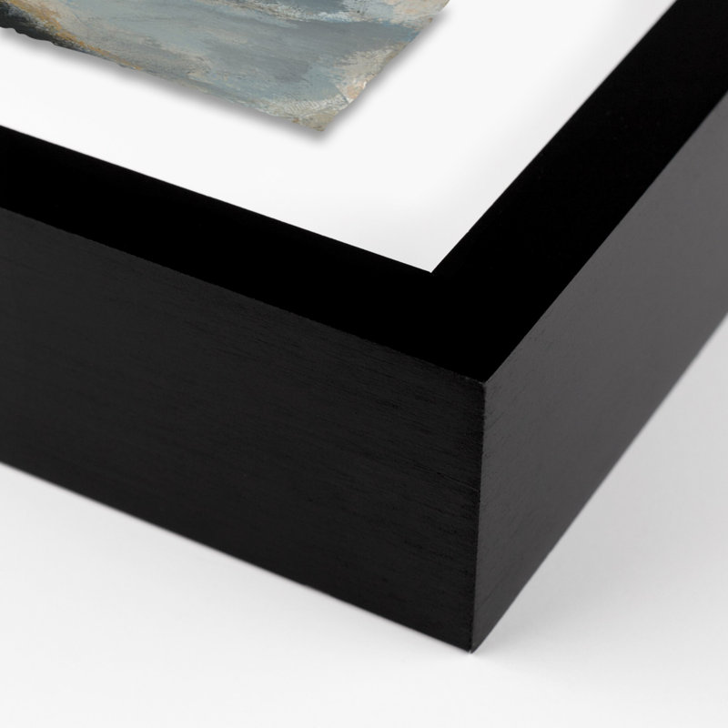 Pinnacle Painting by Melanie Biehle, Black Maple Paper Single Picture Framed, 26.5" H x 32" W