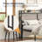 Morano 39.9"H Metal Headboard with Charging Station-1877705625-1816339926