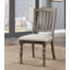 Chaises d'appoint de style transitionnel 2 pièces