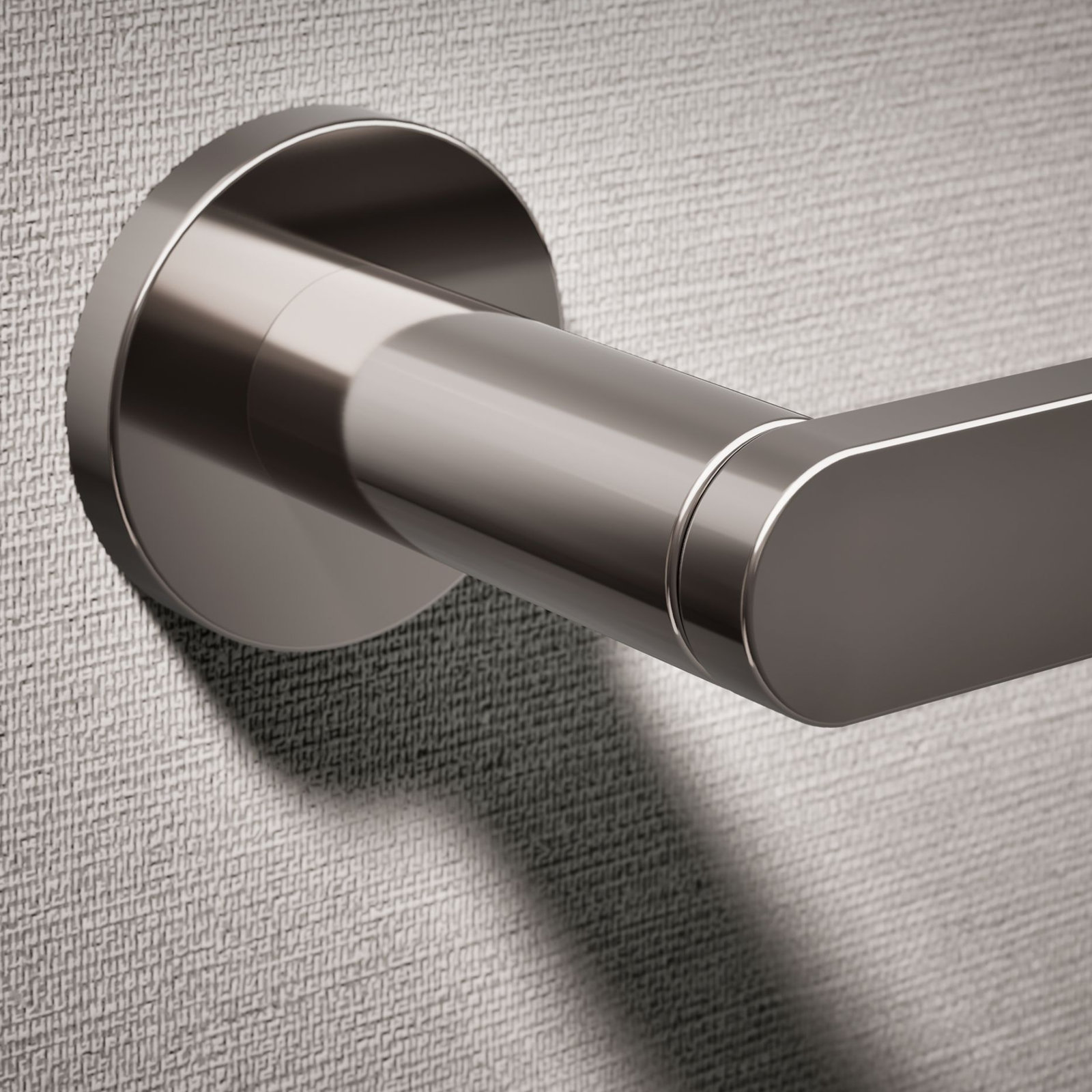 Wall Mount Toilet Paper Holder, Vibrant Titanium