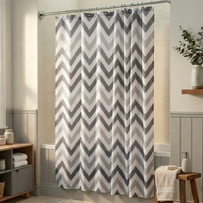 Chevron Shower Curtain