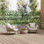 98.5cm H x 194cm W Plastic Lawn Edging