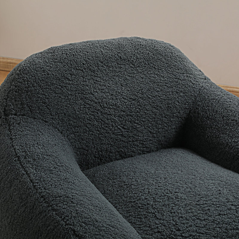 Pouf fauteuil, Ourson gris foncé