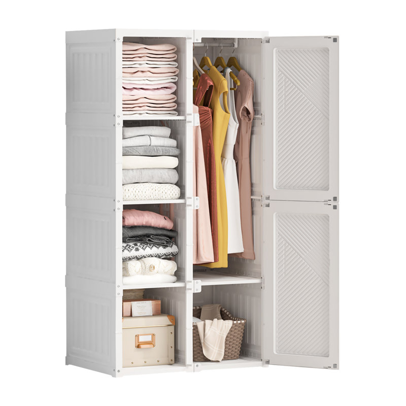 Alvarie Plastic / Acrylic Wardrobe