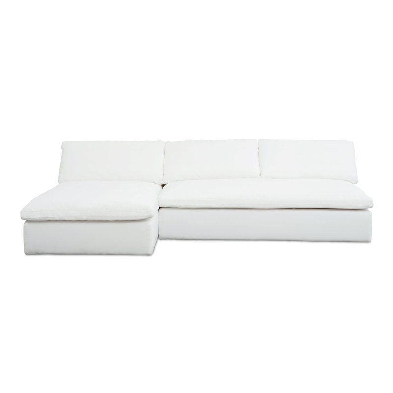 Ensemble de 2 pièces d'extérieur modulaires Wilkie, Blanc
