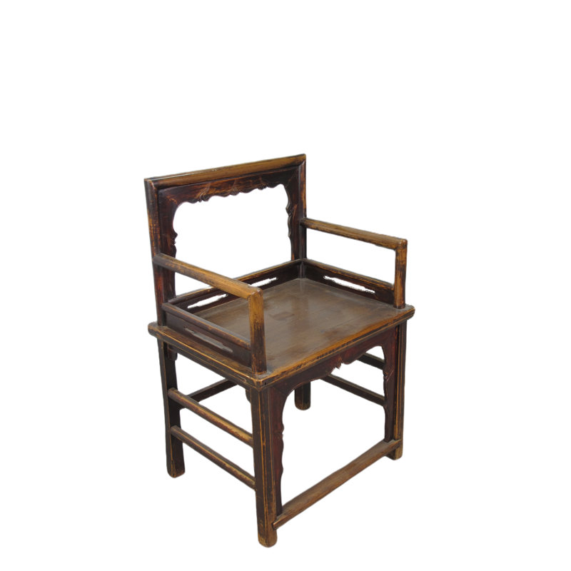 Asian Classic Solid Wood Arm Chair
