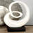 Styled Ceramic Abstract Sculpture