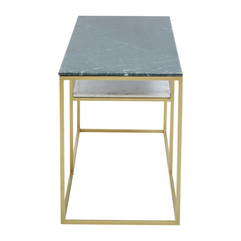 Abdulhay 130cm Glass Top Console Table