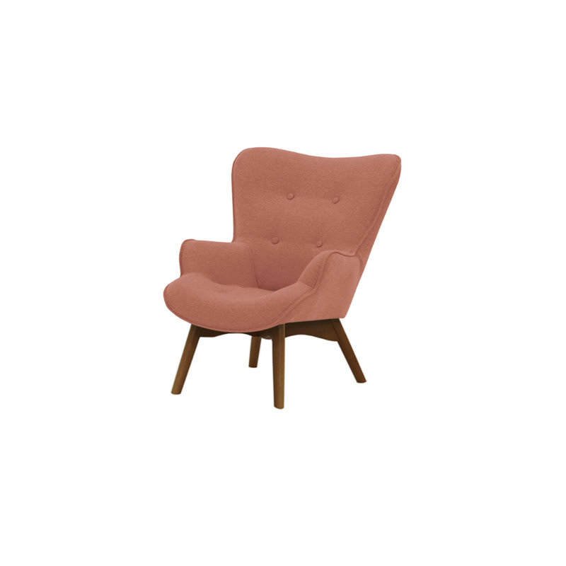 Wimbled Children's Club Chair, Orange/Dark Oak