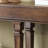 Constableville Transitional Oak Rectangular Console Table with Display Shelves | Stylish Storage for Living Room & Entryway-2073036982