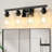 4-Light Bathroom Vanity Light with Clear Glass Shades for Vanity Mirror, Bathroom, or Bedroom-233754100-233754097
