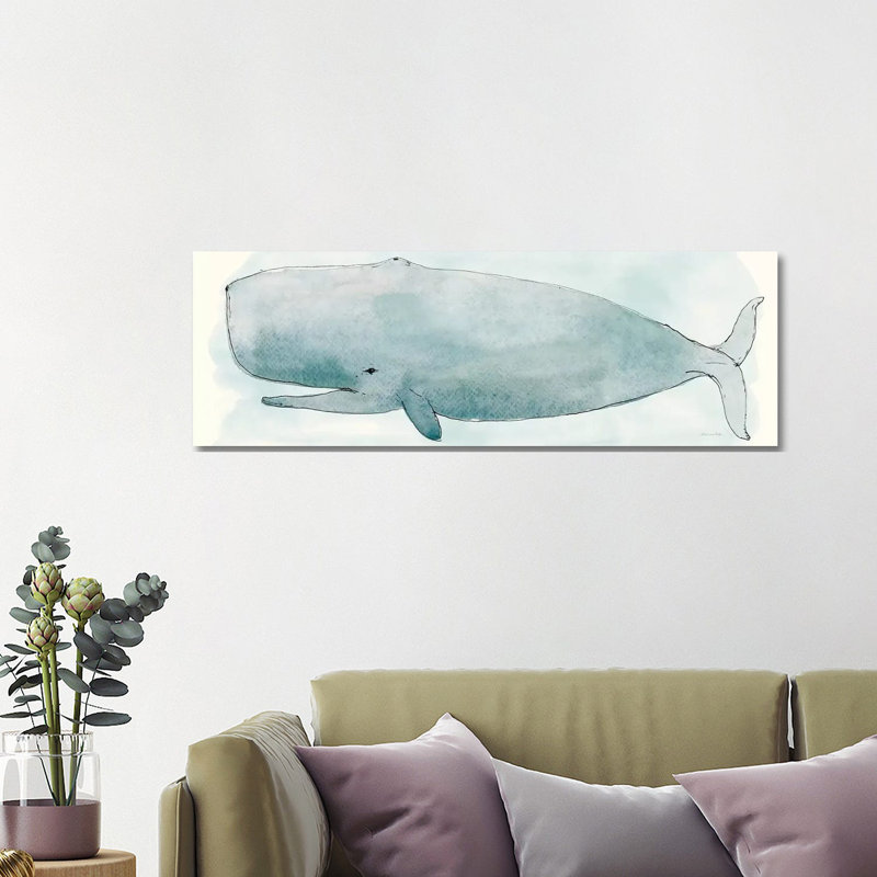 Sea Life V by Sara Zieve Miller - No Frame Panoramic Gallery-Wrapped Canvas Giclée on Canvas, 40.64cm H x 121.92cm W