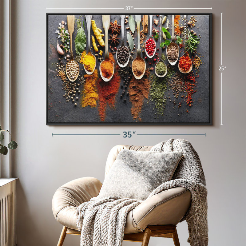 " Choice Of Spices ", 37" H x 25" W