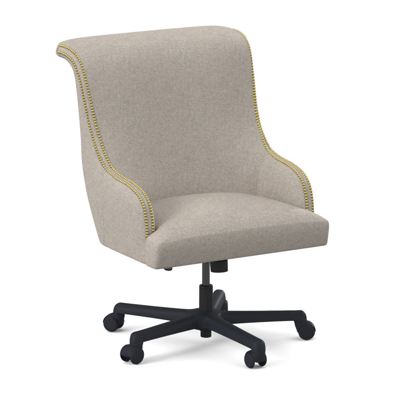 Madison Executive Chair, Polished Brass Small, Margaret Uniform