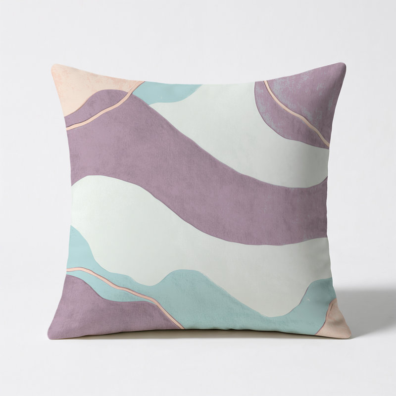 Amethyst Drift Indoor And Outdoor Throw Pillow, Square 20"