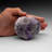 Genuine Polished Chevron Amethyst Heart