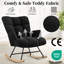 Solid + Manufactured Wood/Iron Rocking Chair-1378224753