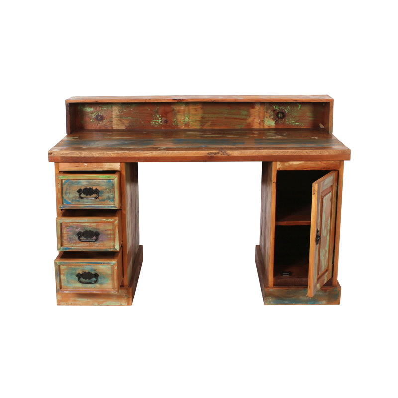 Heerenveen Solid Wood Writing Desk