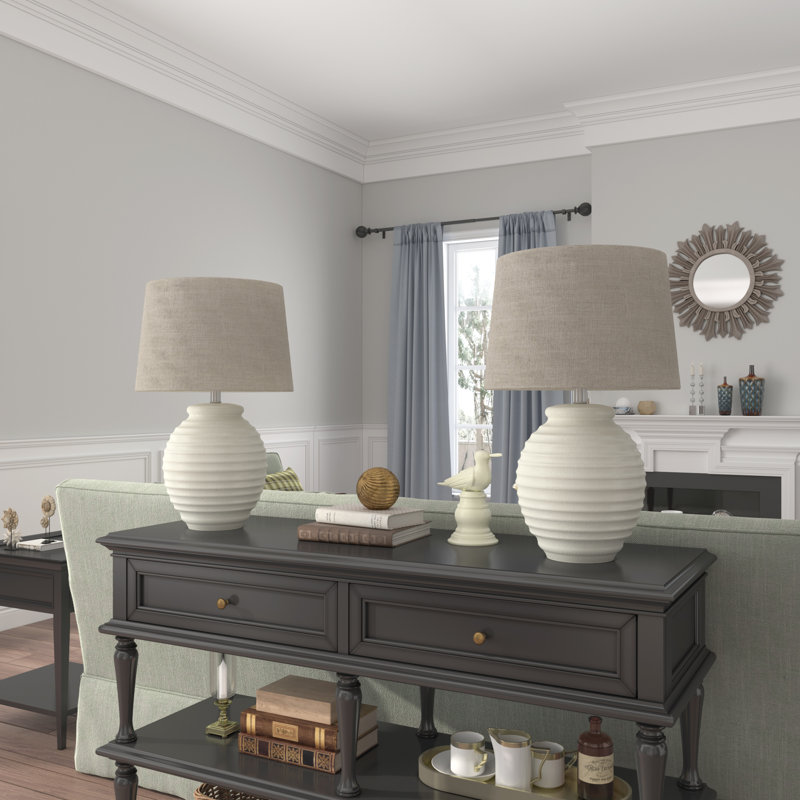 Brainley 23.75" Ceramic Table Lamp Set