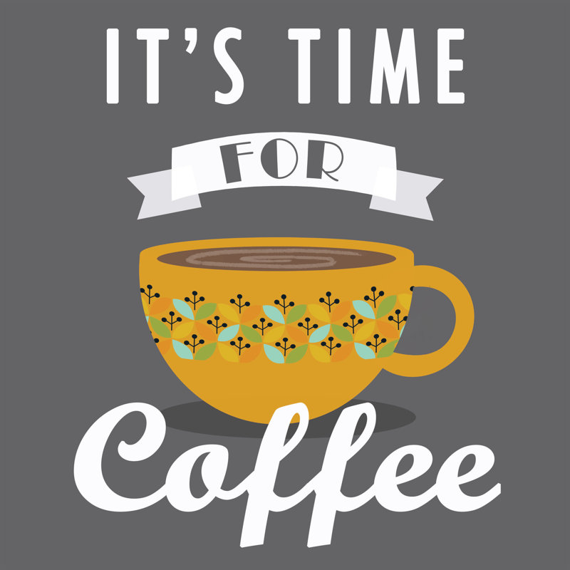 Good Time Coffee - Wrapped Canvas Print, 91cm H x 91cm W x 3.8cm D