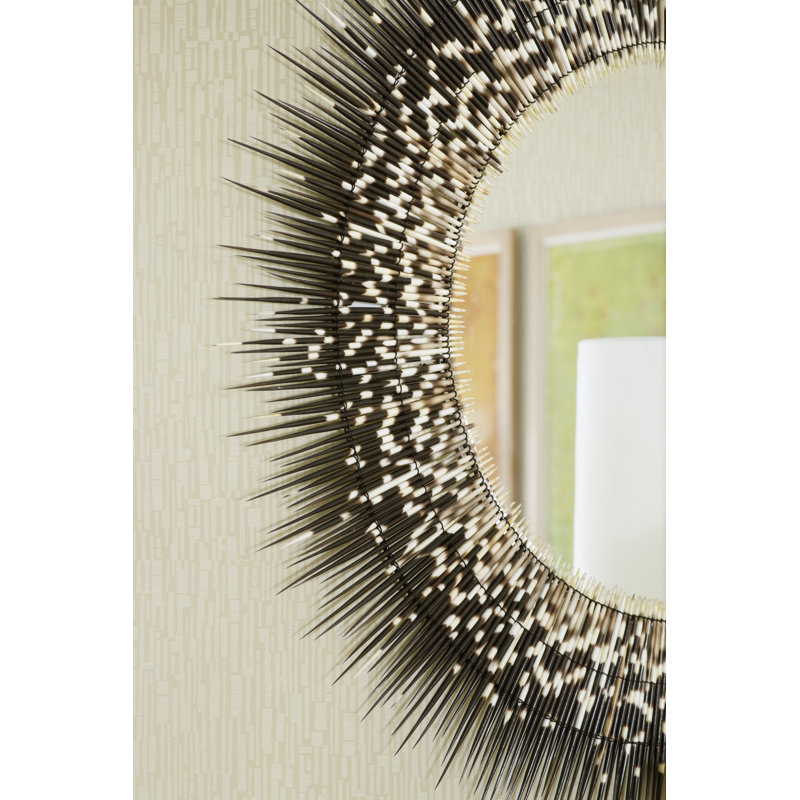 Genuine Quill Accent Mirror, 28" x 28"