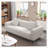 77.2? Large size two Seat Upholstered Sofa