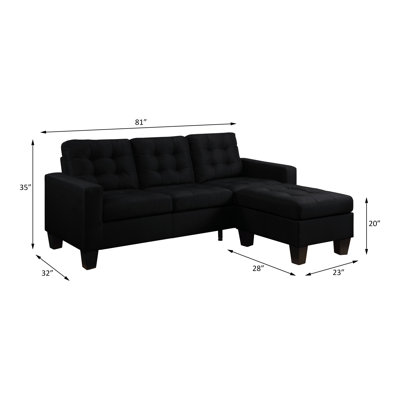 Cynthnia Upholstered 81'' Sofa