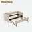 Upholstered Daybed With Trundle, Usb Port And Side Pockets-10620933