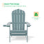Chaise Adirondack pliante en plastique Ramilla-1599778738