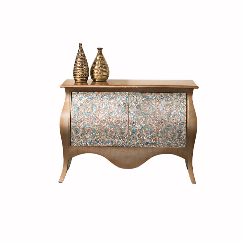 Armoire d'appoint à deux portes de style européen. Armoire décorative