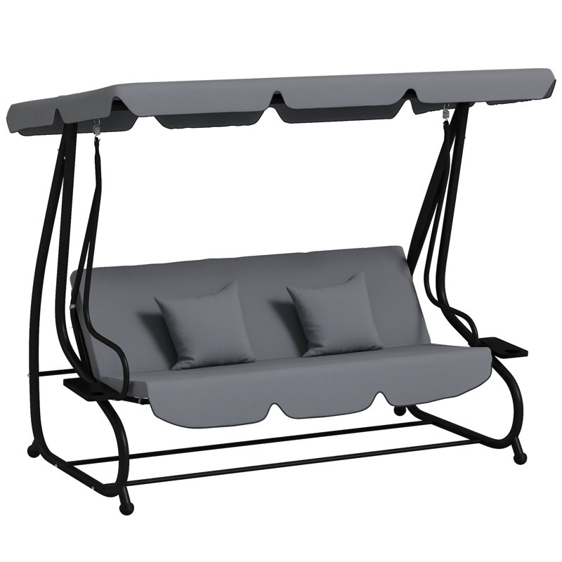 3 Person Porch Swing with Canopy