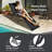 2 Pieces Foldable Chaise Lounge Chair With 2-Position Footrest